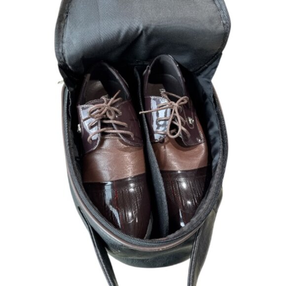 Mouflon Sacs Mouflon Leather Black Shoe Bag - Picture 10 of 12